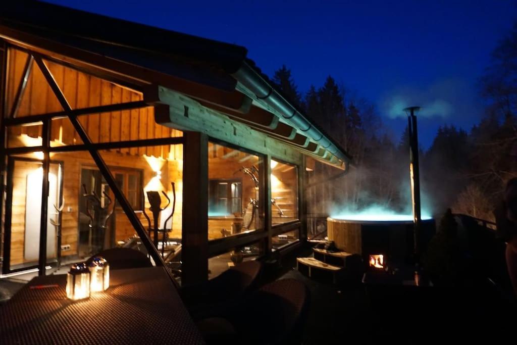 Chalet S - 5 Sterne Luxus Ferienhaus Direkt Am Eibsee Und Zugspitze Grainau Exteriör bild