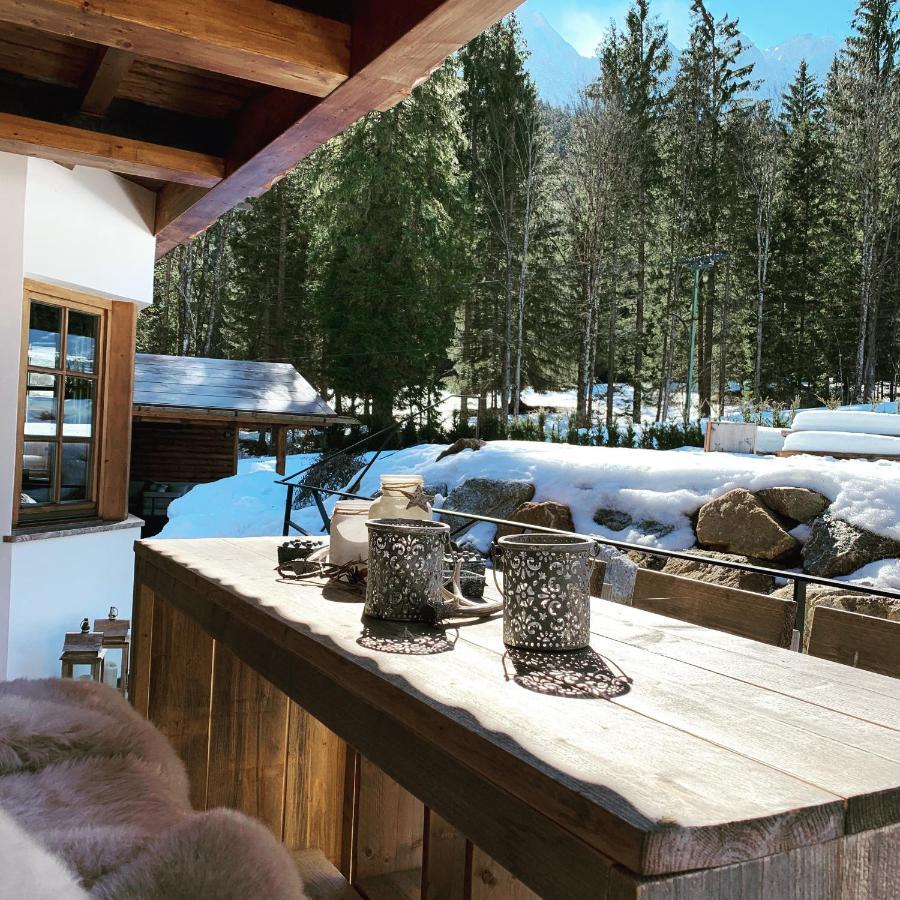 Chalet S - 5 Sterne Luxus Ferienhaus Direkt Am Eibsee Und Zugspitze Grainau Exteriör bild