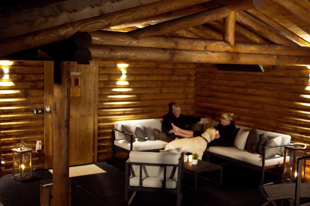 Chalet S - 5 Sterne Luxus Ferienhaus Direkt Am Eibsee Und Zugspitze Grainau Exteriör bild