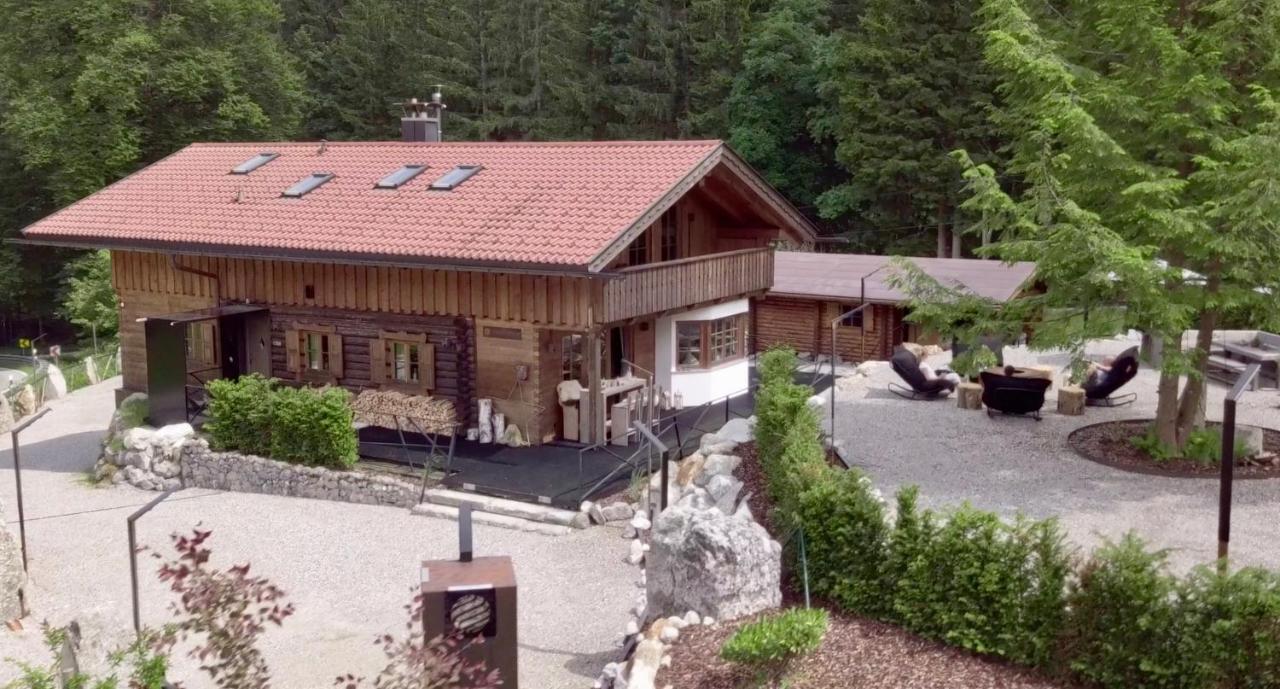Chalet S - 5 Sterne Luxus Ferienhaus Direkt Am Eibsee Und Zugspitze Grainau Exteriör bild