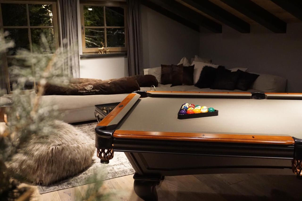 Chalet S - 5 Sterne Luxus Ferienhaus Direkt Am Eibsee Und Zugspitze Grainau Exteriör bild